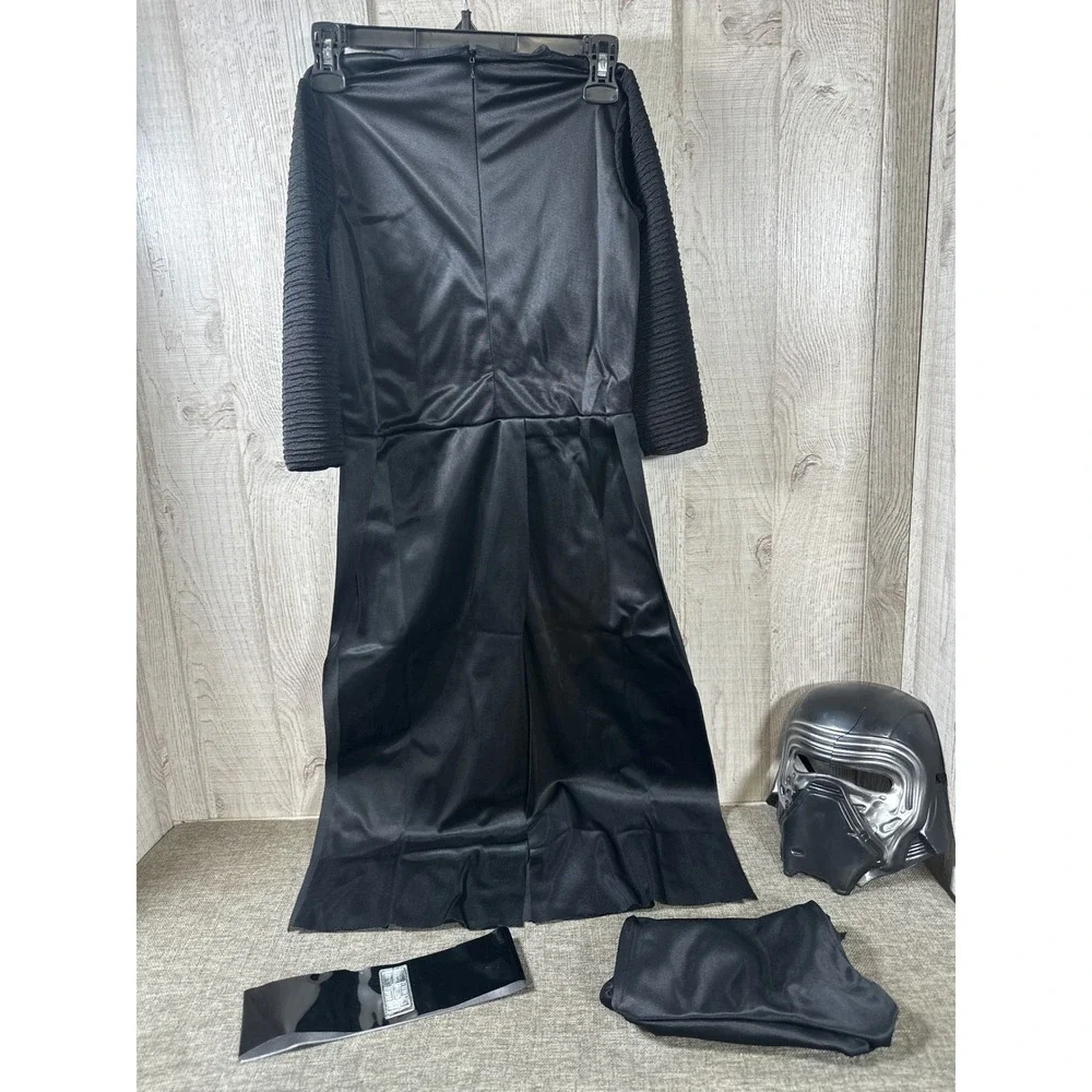 Star Wars Kylo Ren Kids Costume Set with Mask Belt Hood Black Robe Halloween